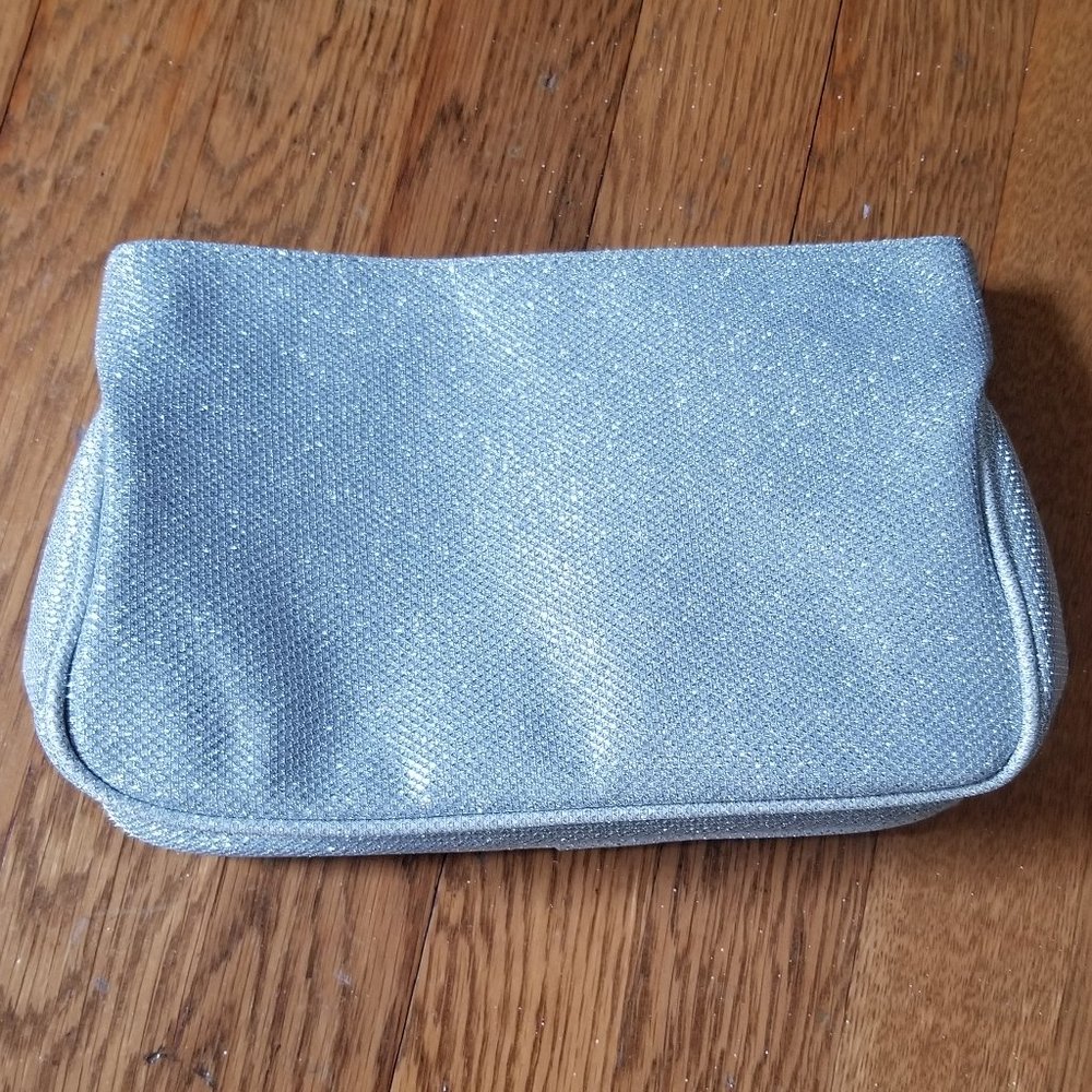 Silver Sparkly Makeup Bag